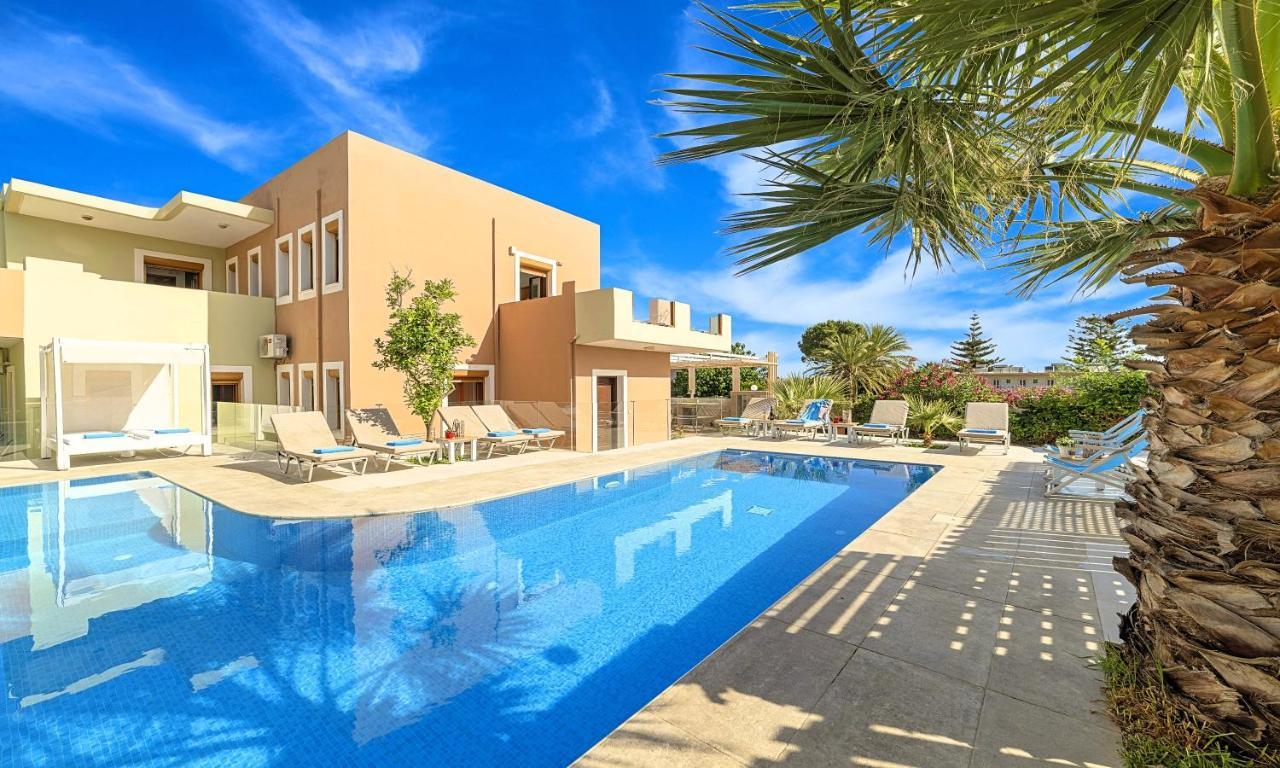 Island Villa Heated Pool Georgioupoli Bagian luar foto