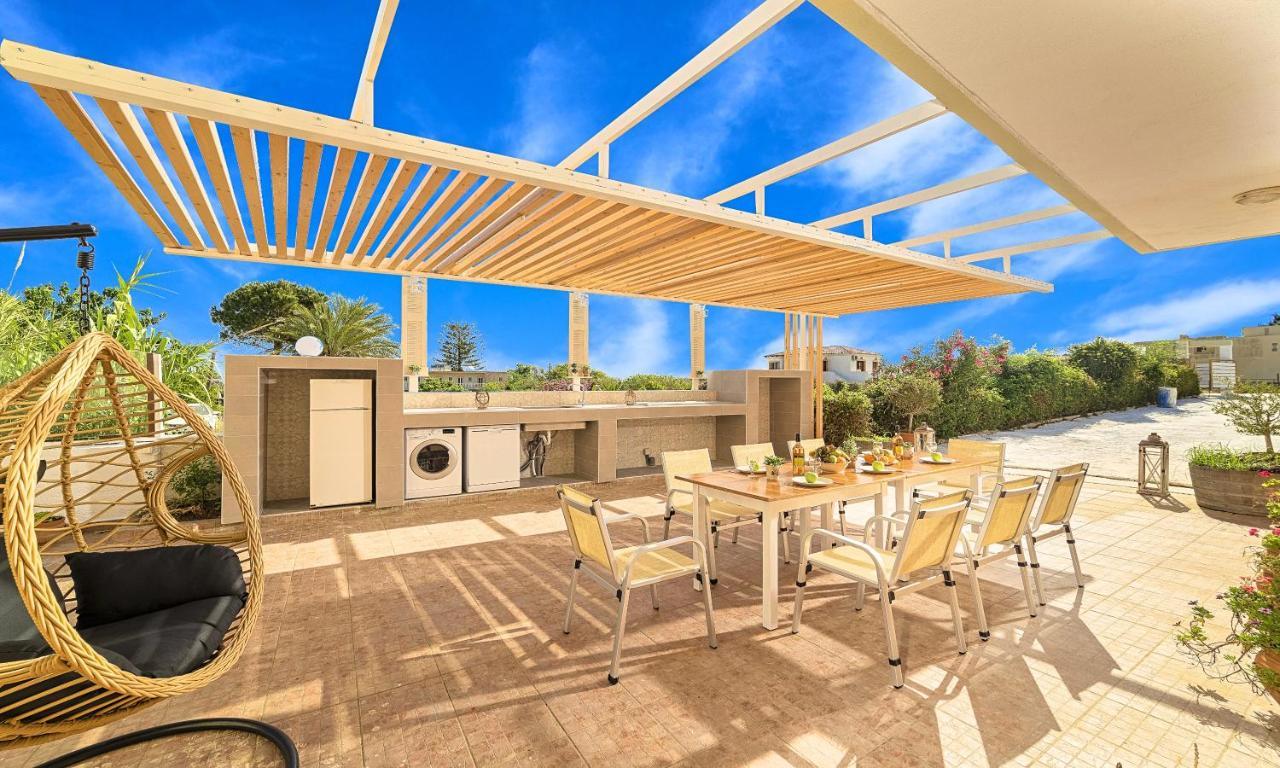 Island Villa Heated Pool Georgioupoli Bagian luar foto