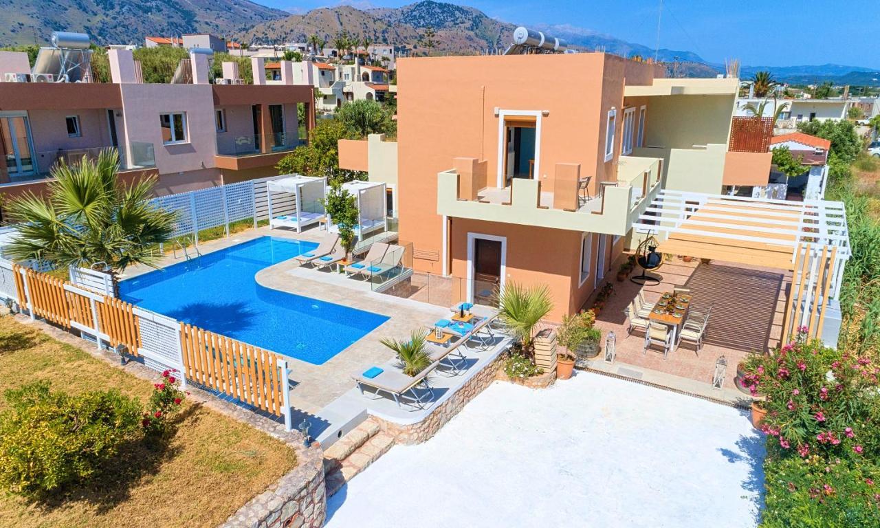 Island Villa Heated Pool Georgioupoli Bagian luar foto