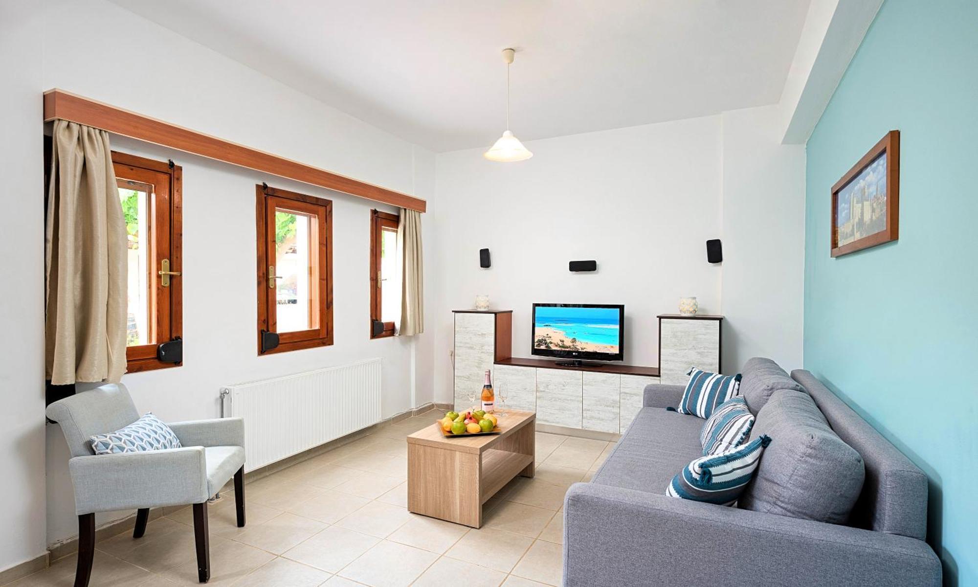 Island Villa Heated Pool Georgioupoli Bagian luar foto